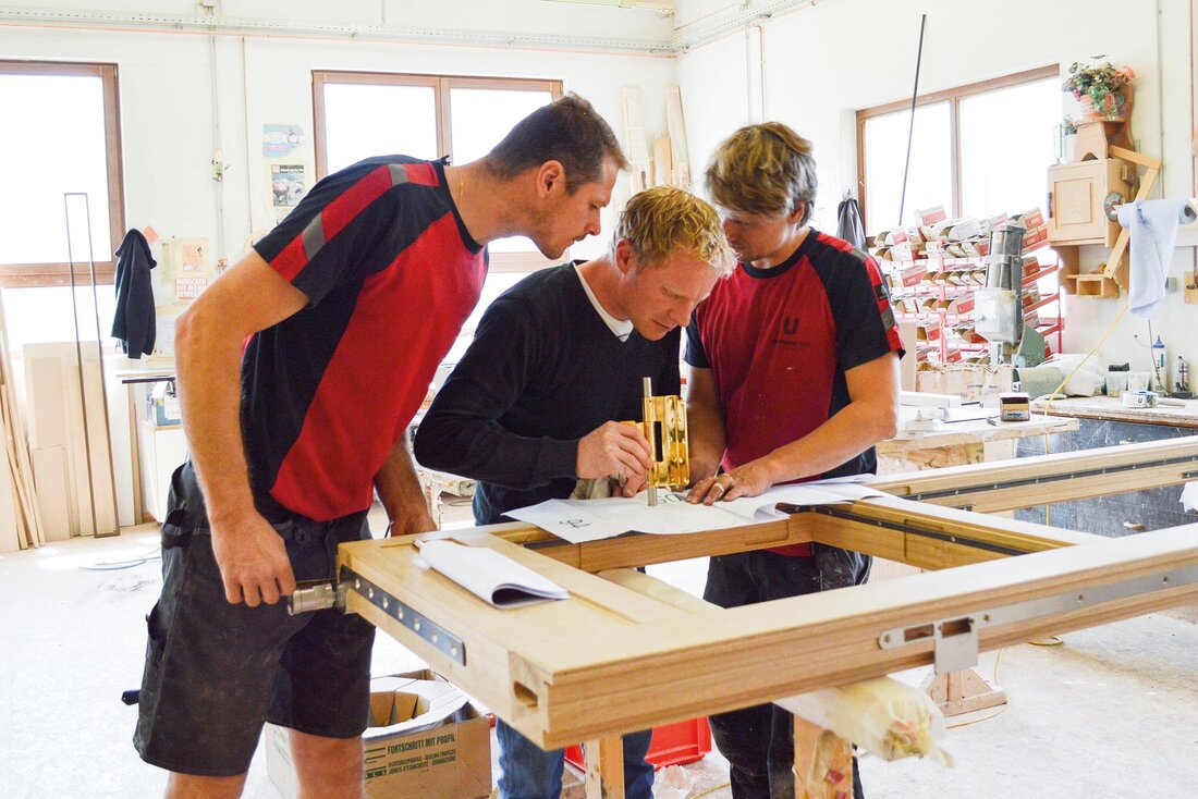 Team bei der Arbeit