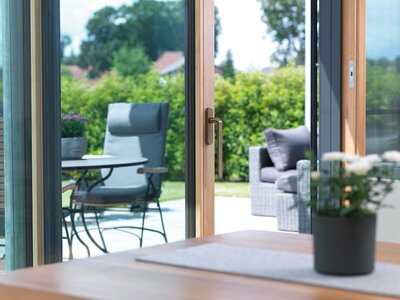 Die dezenten Griffe sorgen für ein schönes Ambiente