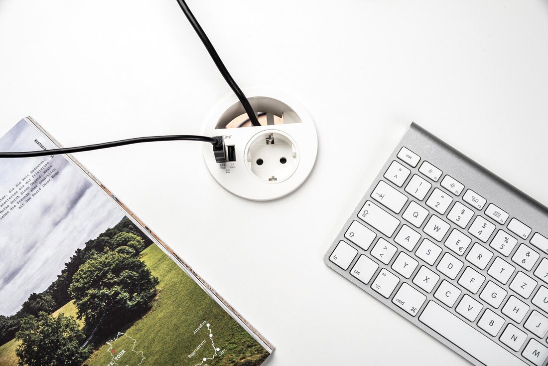 Tastatur und Kabel